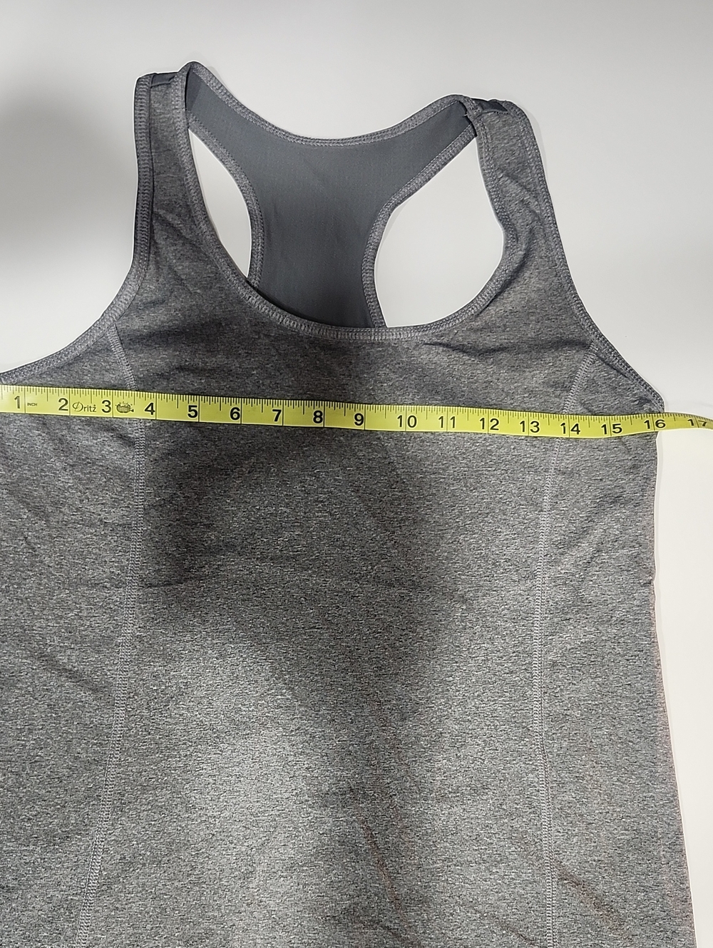 Gray Racerback Performance Tank Top - Women - Picture 3 of 5